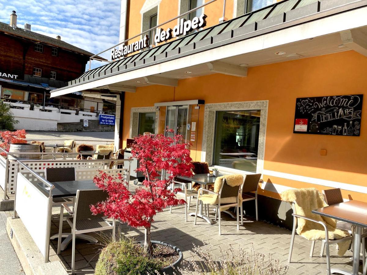 Boutique Und Bier Hotel Des Alpes Fiesch Eksteriør bilde