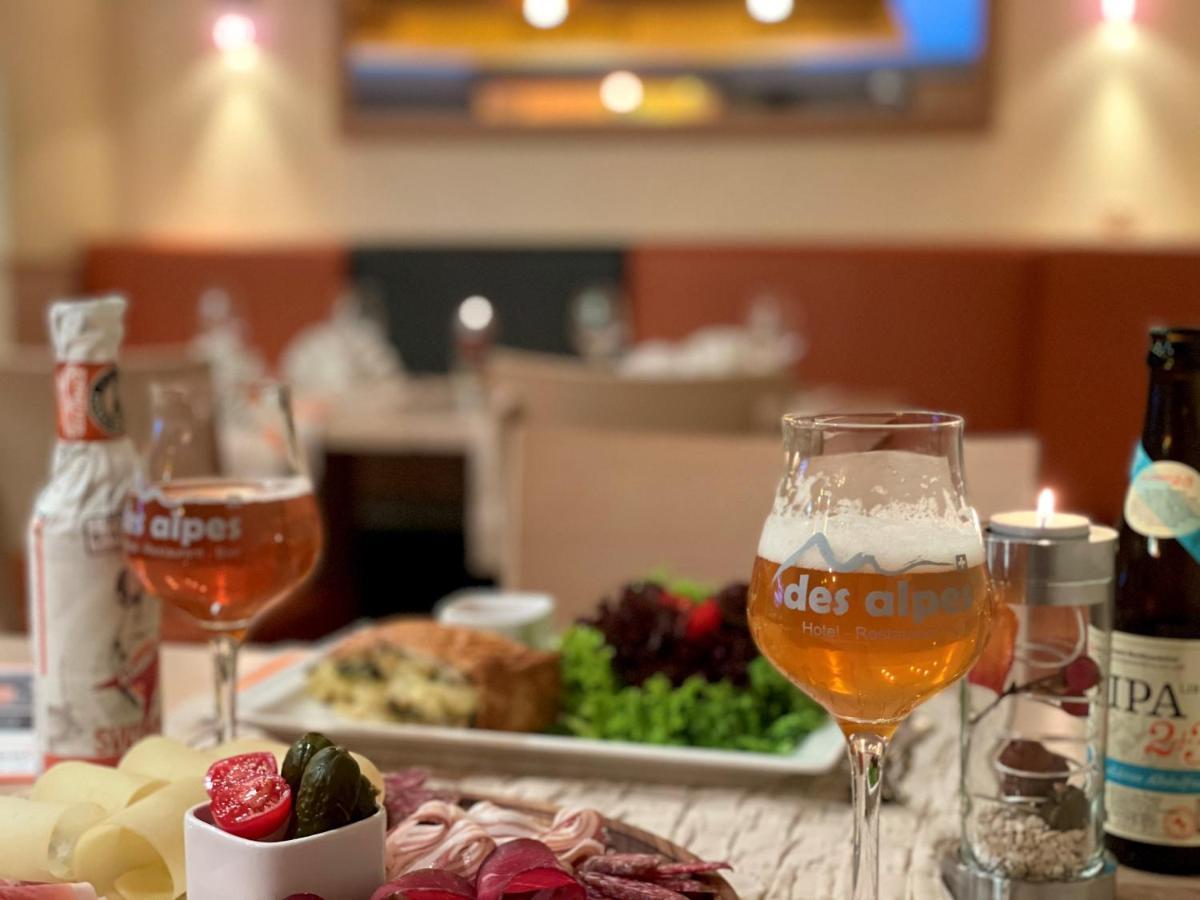 Boutique Und Bier Hotel Des Alpes Fiesch Eksteriør bilde