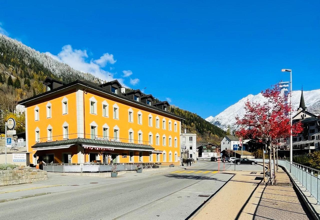 Boutique Und Bier Hotel Des Alpes Fiesch Eksteriør bilde